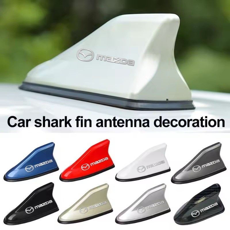 รถ Shark Shape Fin Antenna หลังคาด้านบนสัญญาณวิทยุสําหรับ Mazda 3 CX5 CX30 6 CX5 CX3 5 CX8 RX8 BT50 CX7