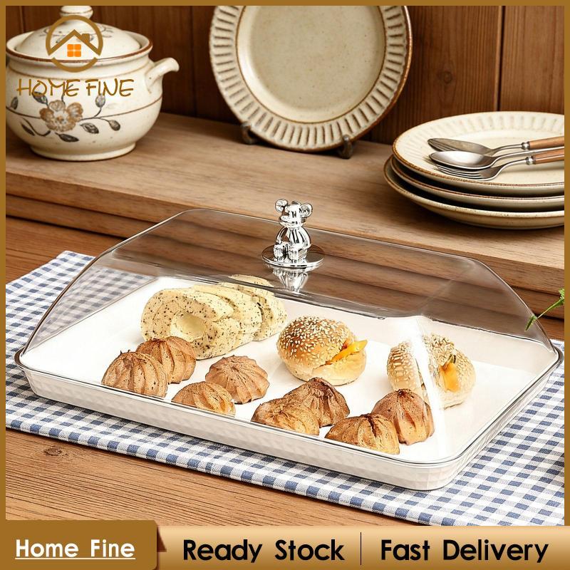 [Katharina_x] ขาตั้งเค้กพร้อมโดมบนโต๊ะอาหาร Pastry Display ที่วางจาน Diaplay สําหรับปาร์ตี้คัพเค้ก