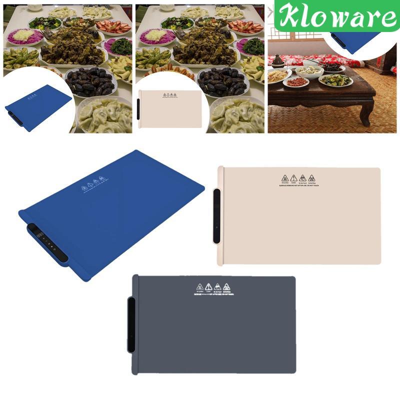 [Kloware] ถาดอุ่นอาหารสําหรับบุฟเฟ่ต์อุณหภูมิปรับได้ 10 เกียร์สําหรับ Gatherings Buffet Home 25.59in