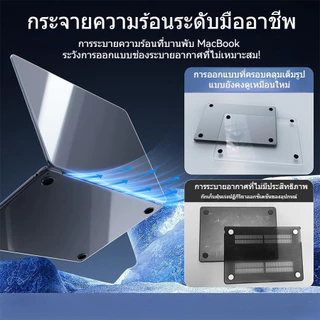 Ultra คริสตัล Midnight สําหรับ Macbook Neo 13 A3404 Pro M5 M4 Air M3 Super บาง Pro 13 14 16 นิ้ว M1 M2 M3 M4 M5 Retina 13 ฝาครอบ protector
