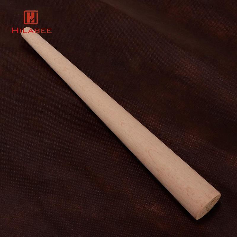 [hilabee] ตัววัดไซซ์แหวนไม้ Mandrel Stick เพื่อวัดขนาดเครื่องประดับ