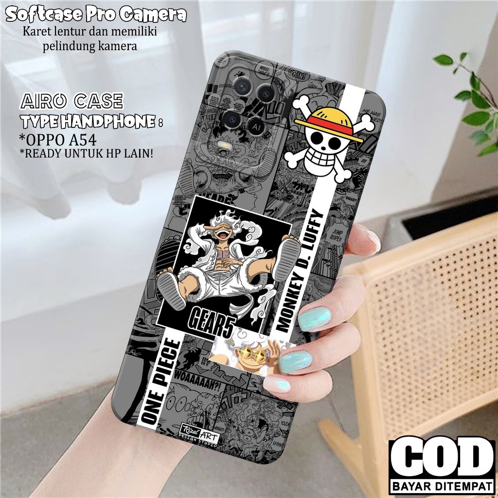 เคส Oppo A54 - เคส Oppo A54 Softcase - เคสแฟชั่นอนิเมะ - ปลอก Oppo A54 - เคส Pro Camera Softcase - T