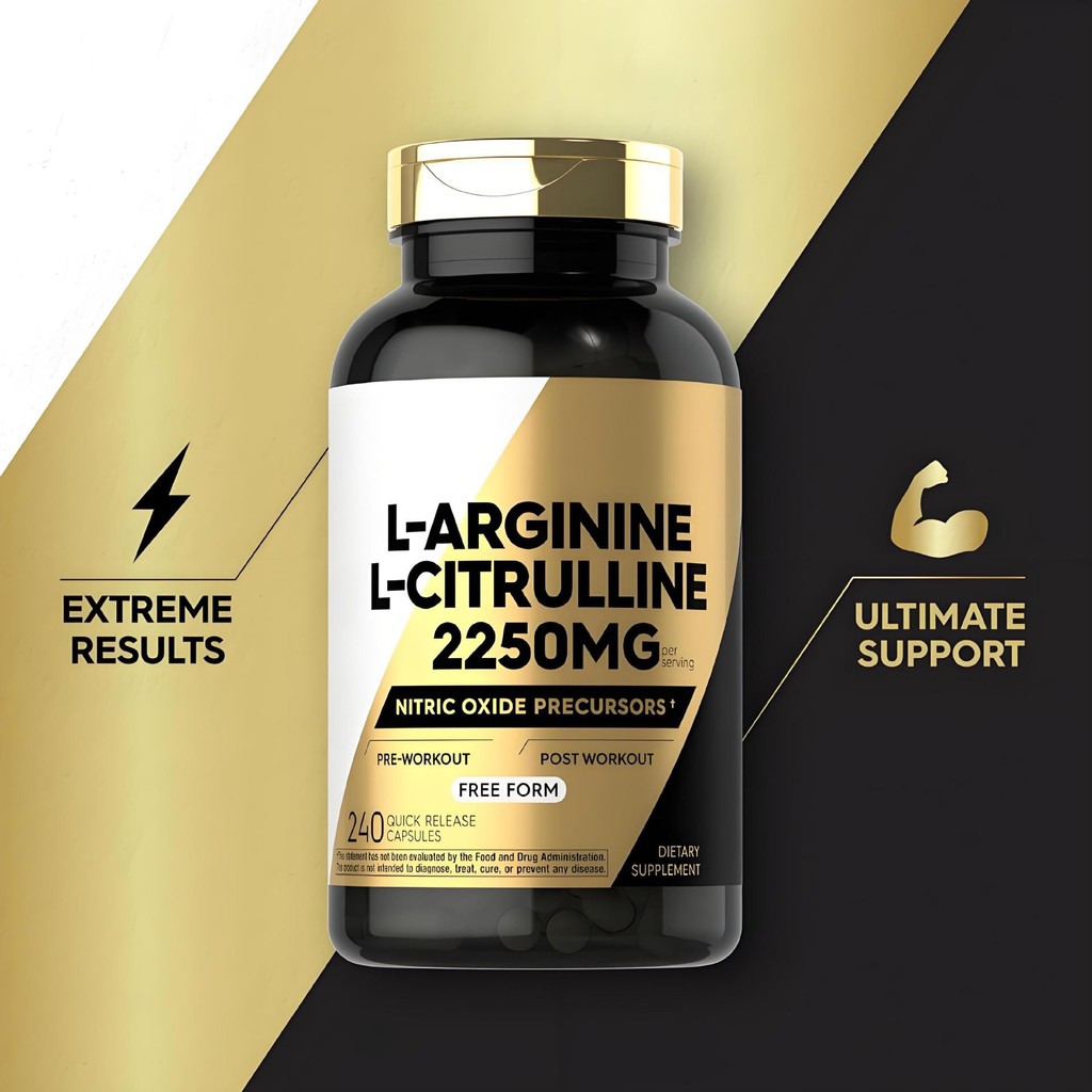 TK แคปซูลเจล L-arginine L-citrulline เพิ่มสมรรถภาพทางเพศและสุขภาพหัวใจ