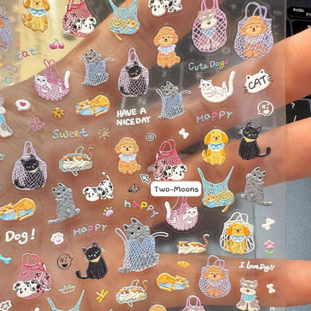 พร้อมส่ง  สติกเกอร์นูน3D การ์ตูน กันน้ำ สติ๊กเกอร์DIY แต่งเล็บ ไอแพด โทรศัพท์ สมุด แบตสำรอง