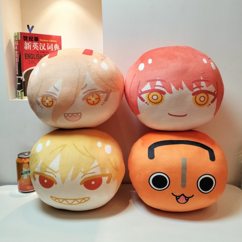 10 ซม.bun จี้ Ball รุ่น Q Bun จี้ Angel Chainsaw Man อะนิเมะตุ๊กตาหมอน Denji Pochita Power Makima Re