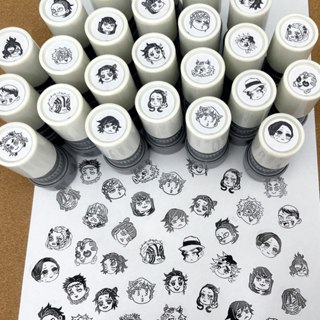 Demon Slayer Seal สินค้าแสงคู่มือเครื่องเขียนน่ารักอิโมติคอน…