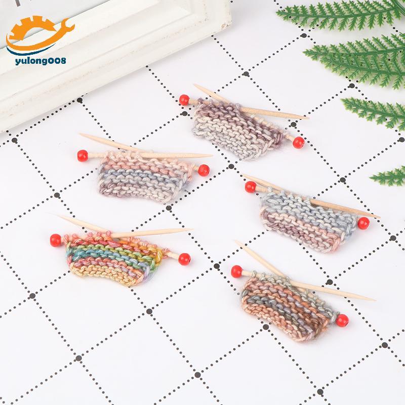 [MR] 1/12 ตุ๊กตาจิ๋วจําลองเสื้อกันหนาวถักหนารุ่น DIY อุปกรณ์เสริมเครื่องประดับตกแต่ง TH