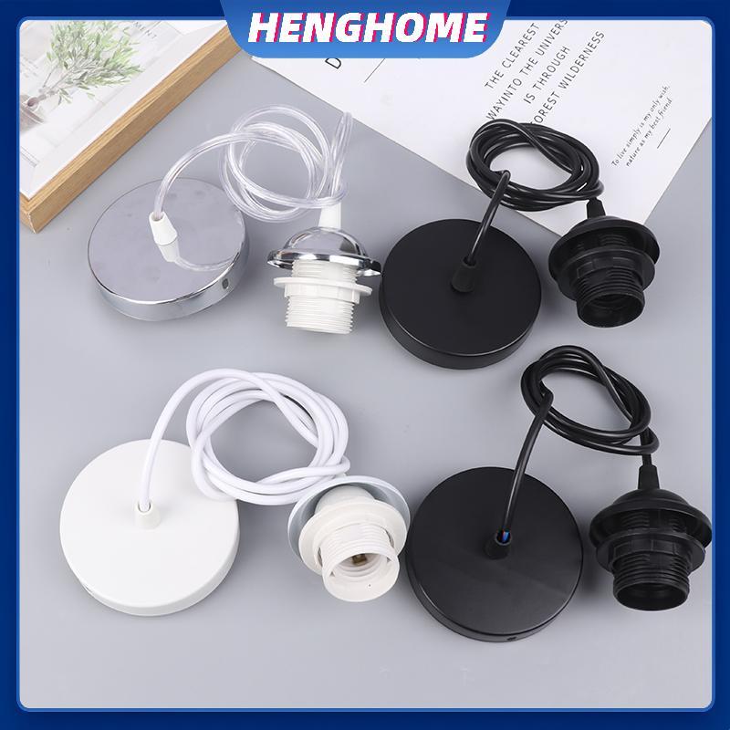 HENGHOME Retro E27 โคมไฟ 1 M/1.5 M ลวดโคมไฟเพดาน Soet โคมไฟฐานสําหรับจี้ไฟ HENGHOME