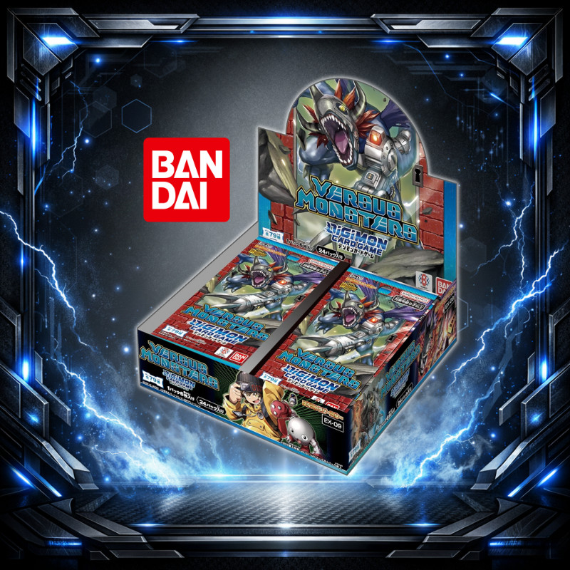 [Direct from Japan] Digimon Card Game EX-09 VERSUS MONSTERS Extra Booster Box (24 Packs)
