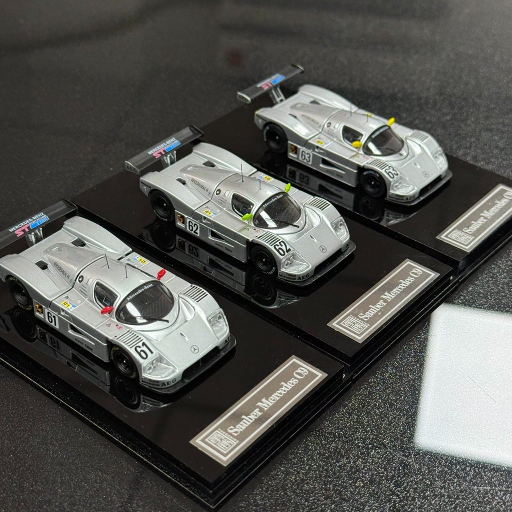 พร้อมสต็อก [YS Yongsheng Benz Sober C9] 1: 64 Alloy Open Cover Car Model 1.ใหม่เอี่ยมที่ยังไม่ได้เปิ