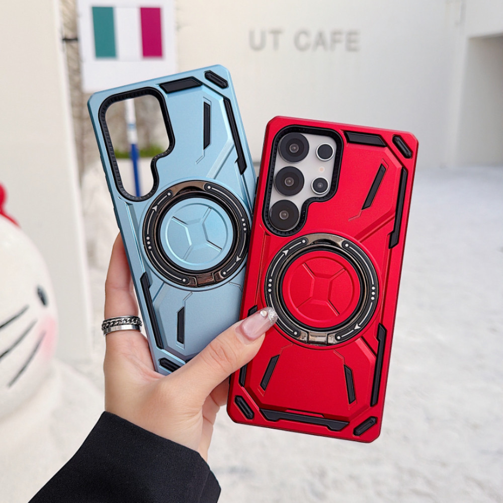 SAMSUNG Micro-Matte หมุนวงเล็บเคสโทรศัพท์สําหรับSamsung Galaxy S26 S25 S24 S23 S22 Plus Ultra FE Edge A56 A53 A37 A36 A35 A33 A26 A25 A17 A16 A15 A14 A07 Anti-Fall 4G