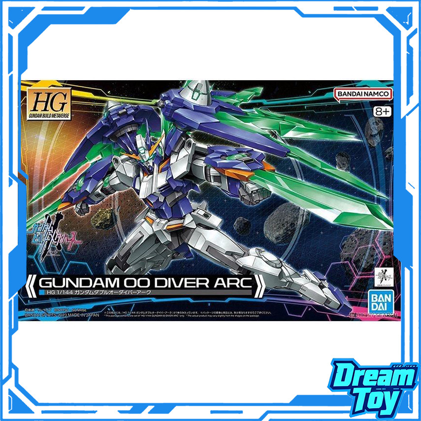 Bandai HG Gundam 00 Diver Arc – 1/144 สเกล | กันดั้ม Build Metaverse | ชุดโมเดลก่อให้เกิด