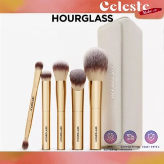 Hourglass Brush set ชุดแปรงแต่งหน้า 5PC+Brush bucke: แปรงปัด…