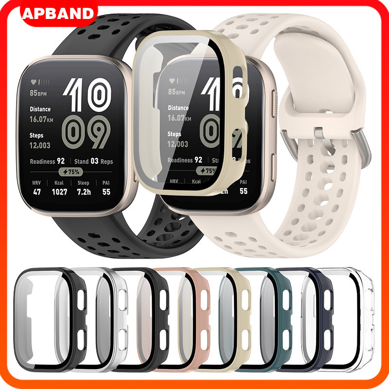 ซิลิโคนสายนาฬิกาสำหรับ for Smartwatch Amazfit Bip 6 หน้าจอป้องกันกันกระแทก ฝาครอบกันกระแทก สายยางกีฬา อุปกรณ์เสริม
