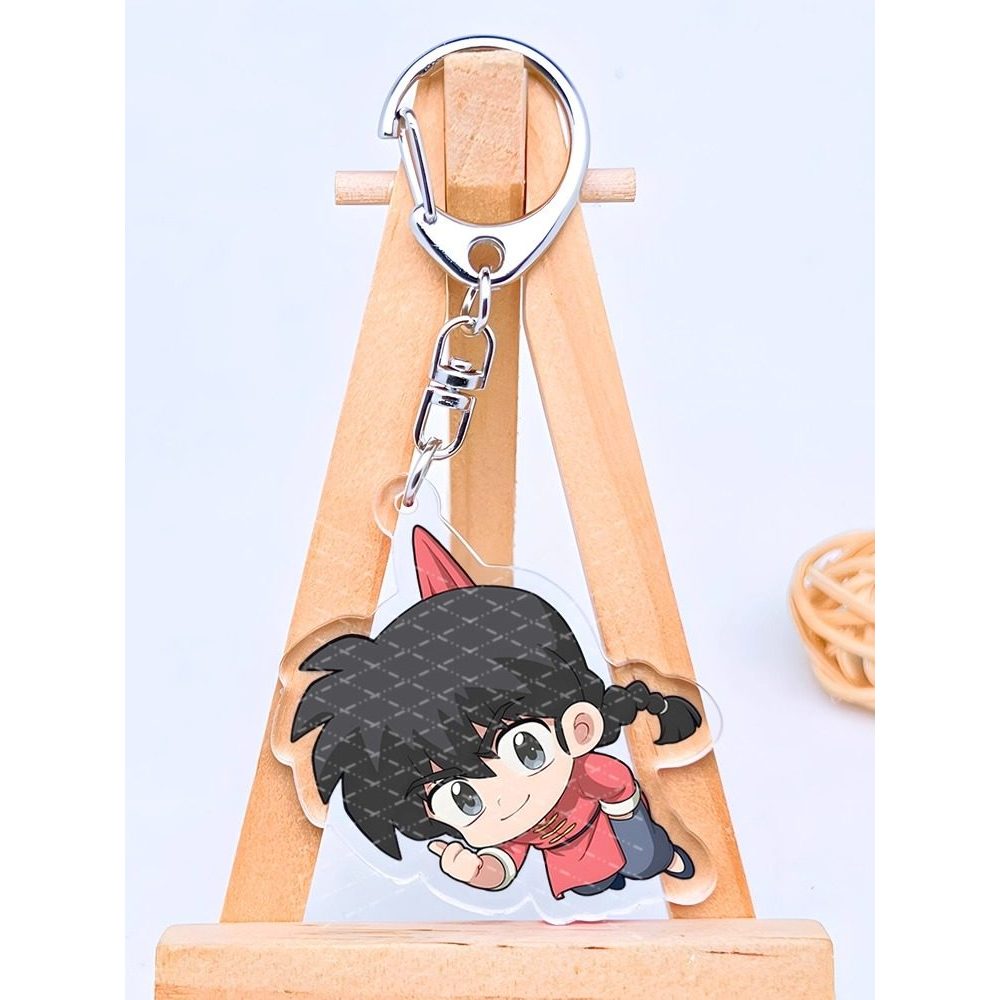 พวงกุญแจ ของปีใหม่ ซื้อ2แถม1 ~ Ranma 1/2 Saotome Ranma หญิง Xuanma จี้ Shanpu เสียงห้อยฟันดีเล่นพวงก