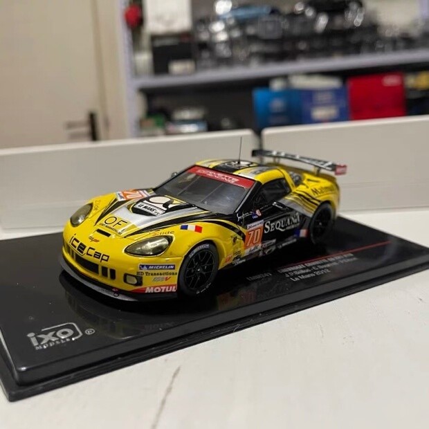 1: 43 IXO Chevrolet Corvette Corvette C6 ZR1 2012 Le Mang Racing Car Model