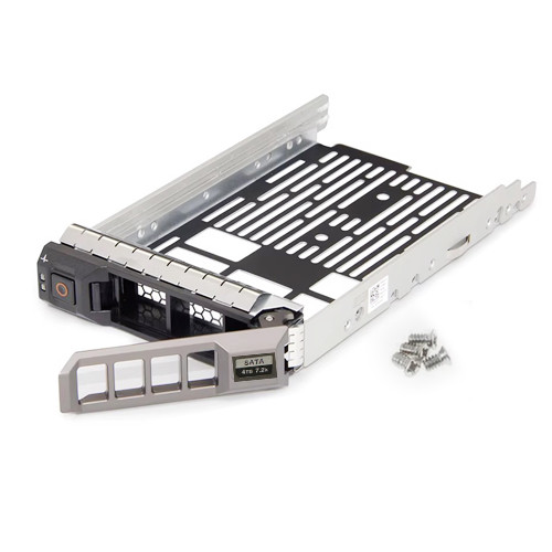 ใช้ 3.5 "SAS Sata ฮาร์ดไดรฟ์แคดดี้ถาดสําหรับ Dell PowerEdge T310 T320 T330 T410 T420 T430 T610 T620 