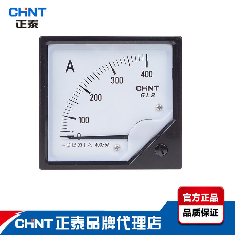 Zhengtai Pointer Meter 6L2 โวลต์มิเตอร์ AC แอมป์มิเตอร์ 6L2-V 450V 6l2-A 100/5 ทดสอบ 4.6