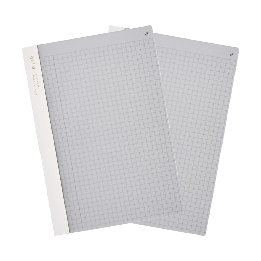 DaiGo Isshoni Graph Paper Notebook - A5/B5/B6 - Set of 2, Japan Diary/ Journal Stationery