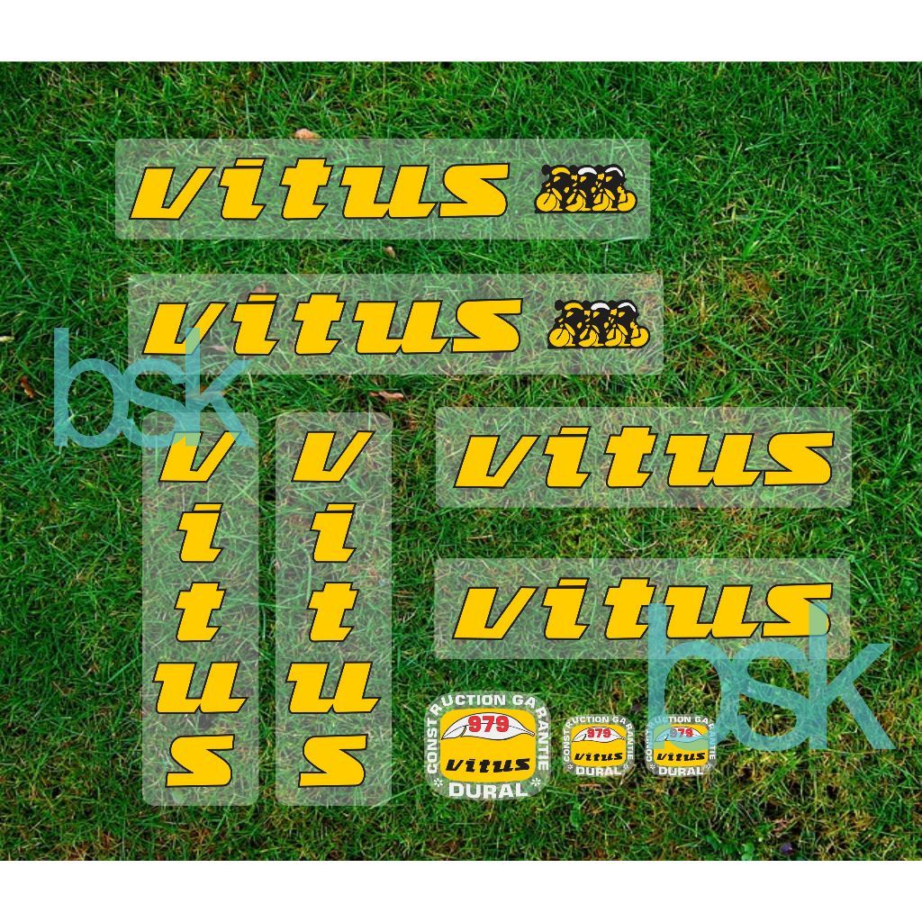 สติกเกอร์รูปลอกจักรยาน vitus dural โปร่งใส