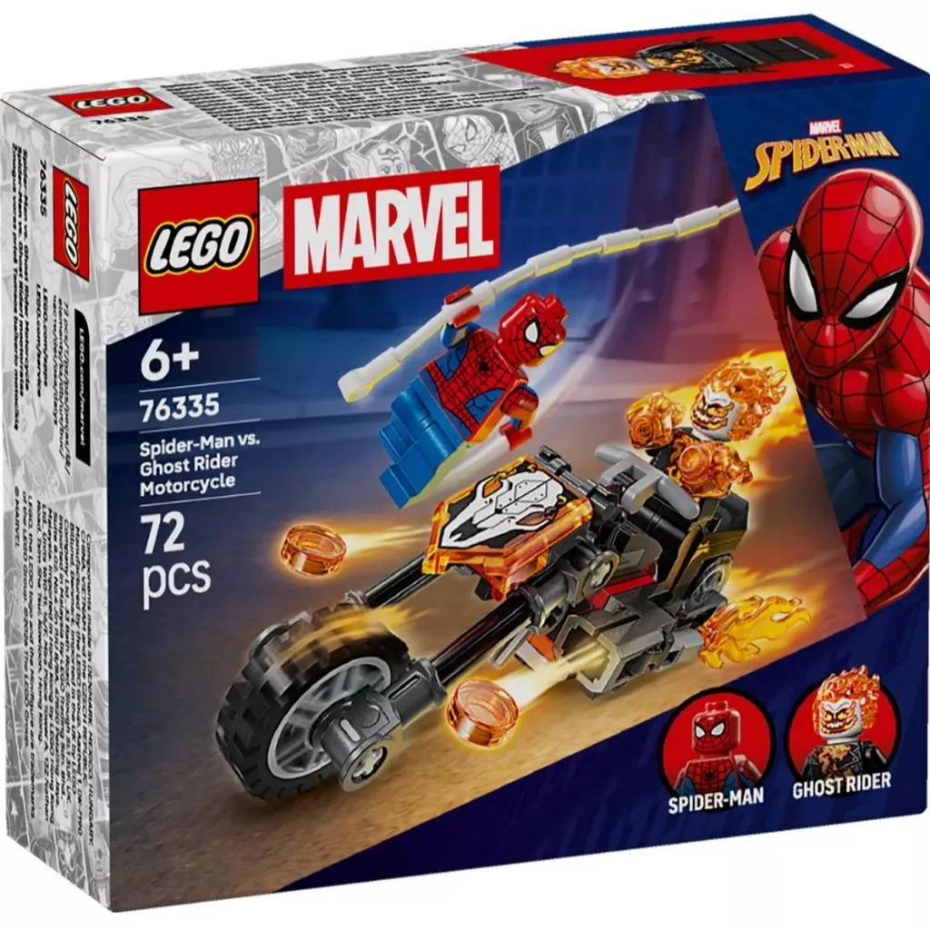 LEGO® | Marvel Spider-Man vs. Ghost Rider Motorcycle 76335