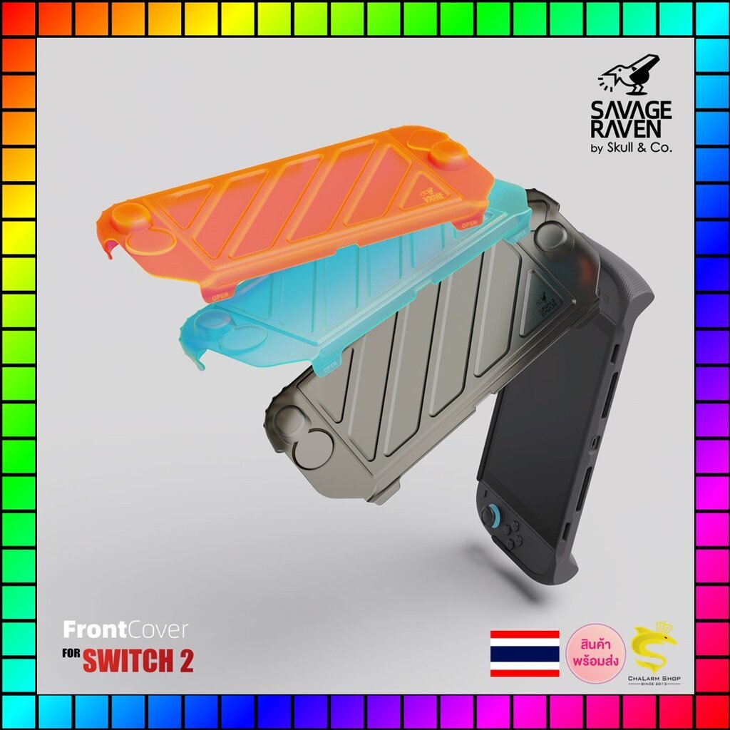 Savage Raven by Skull & Co. The HardShell Front Cover for Switch 2