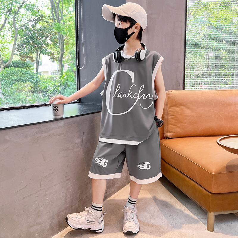 COD 2026 McCorbel Boys 2025 สไตล์ใหม่ฤดูร้อนเด็กกีฬาเสื้อกั๊กบางชุดบาสเก็ตบอลเด็ก COD WK8I