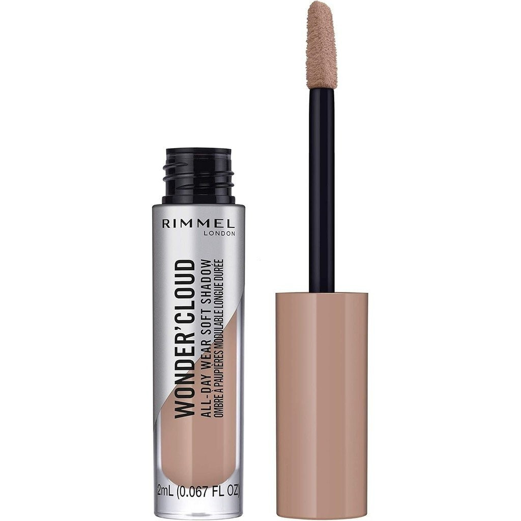Rimmel London WonderCloud Liquid Eyeshadow, 002 Foggy Beige