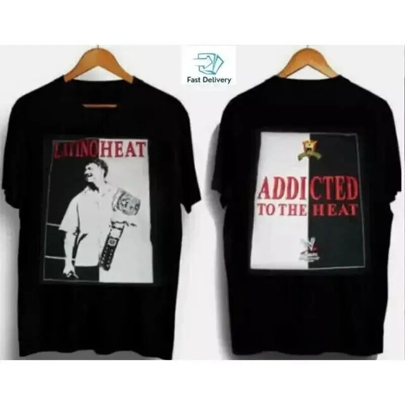เสื้อยืด Eddie Guerrero Latino Heat สองด้าน ขนาด S-5XL