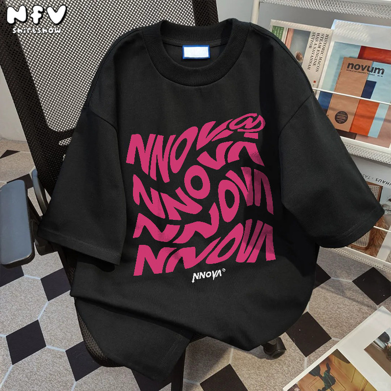 NFV ส่งจากไทย✨คริสต์มาส เสื้อยืดแขนสั้นคอกลม ทรงหลวม ผ้าฝ้ายแท้ ใส่สบาย YG184 – โปรปัง