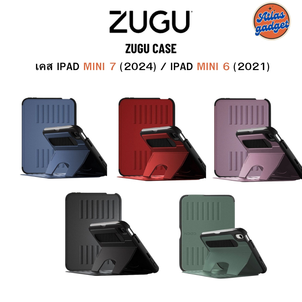 ZUGU Case สำหรับ iPad Mini 7 (2024) /iPad Mini 6 (2021) เคสยอดนิยมจากแบรนด์ผู้นำเคสกันกระแทก iPad