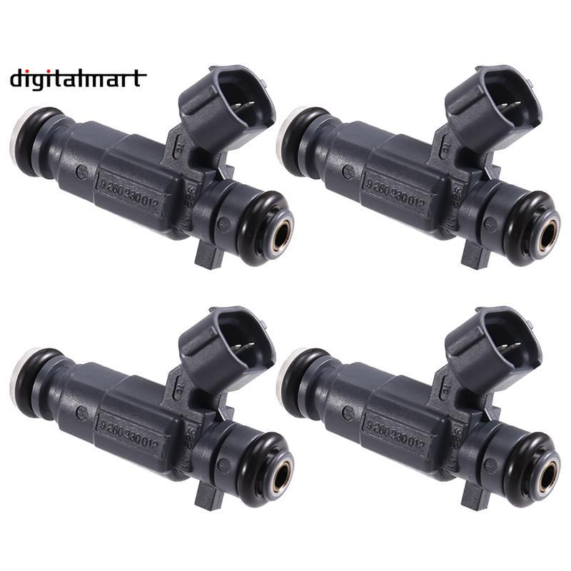 หัวฉีดรถยนต์ 4 ชิ้นสําหรับ Sephia Shuma II 1.6 2001-2004 9260930012 0K30E13150 0K2N313250