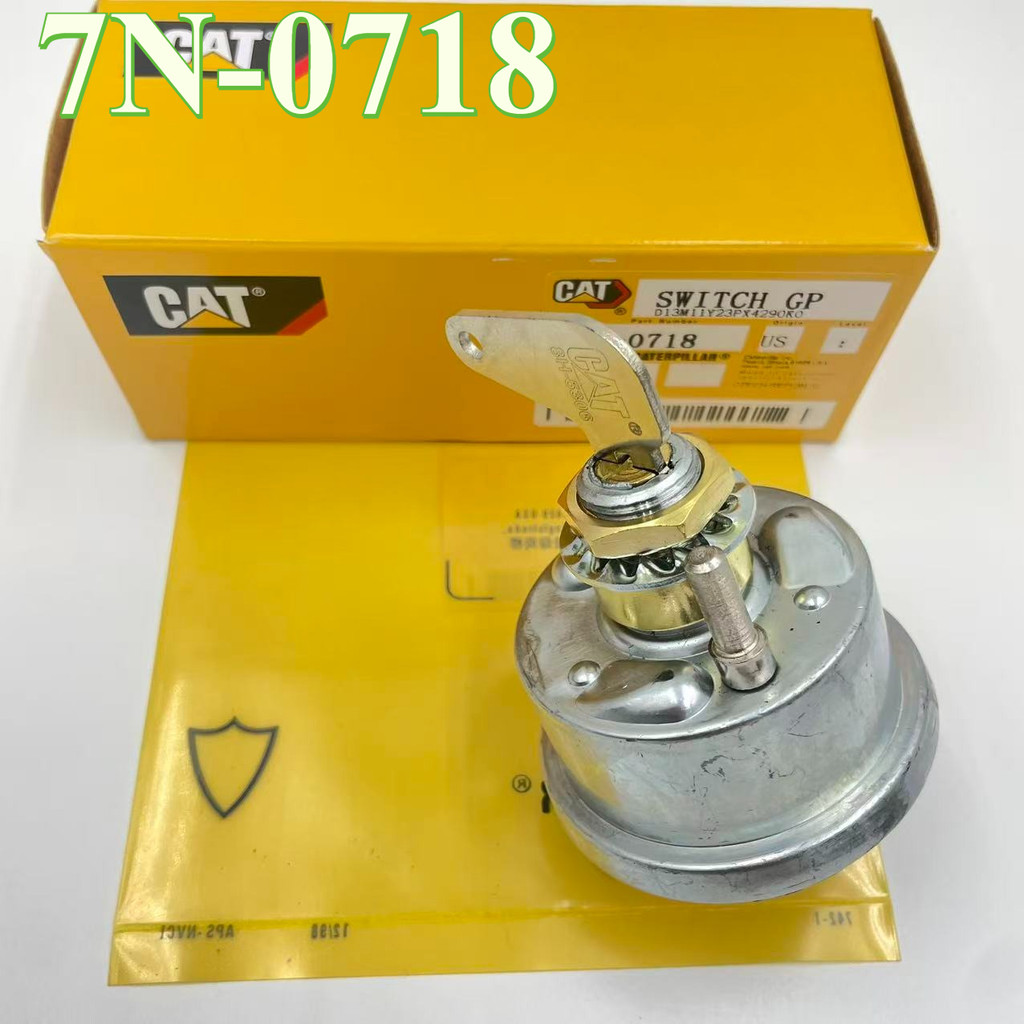 7N-0718 7N0718 สวิตช์จุดระเบิดสําหรับอะไหล่รถขุดล็อคประตู