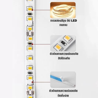 แถบริบบิ้นไฟ Led 120 ดวง DC12V ยาว 5ม. สามารถตัดได้ ยืดหยุ่น แถบไฟ Led Strip แถบไฟวิ่ง สําหรับตกแต่งรถยนต์