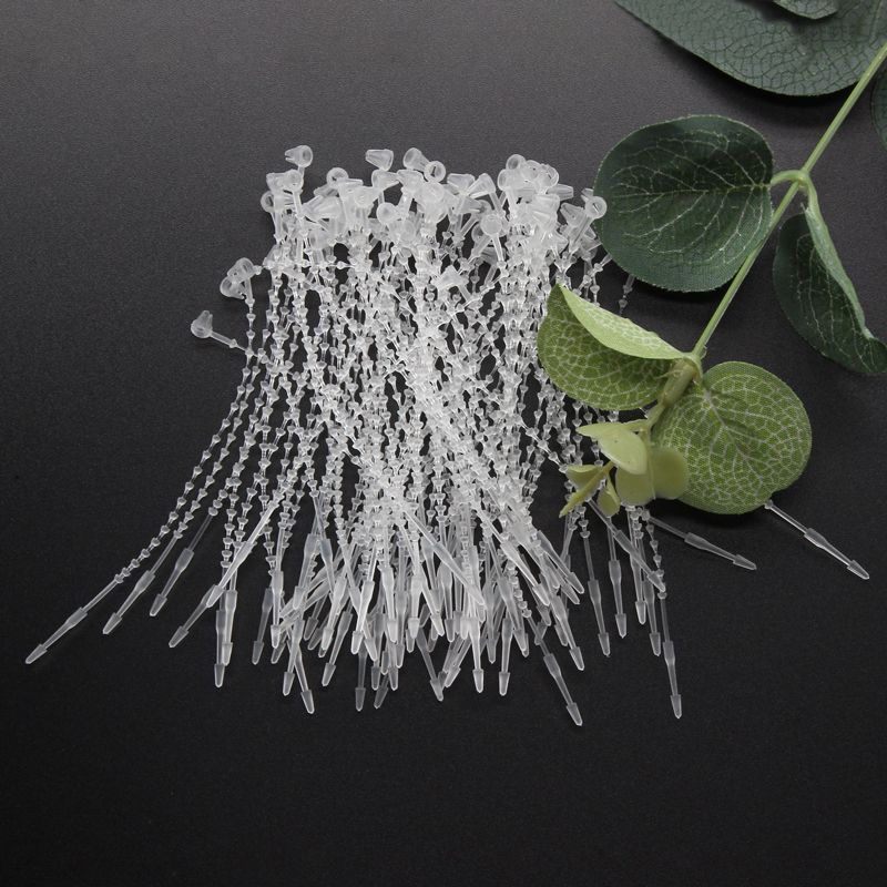 Hot Sale#[97%Positive Rate]Tag Buckle Snap Tag String Plastic Beaded Tag String Beaded Chain Clothin