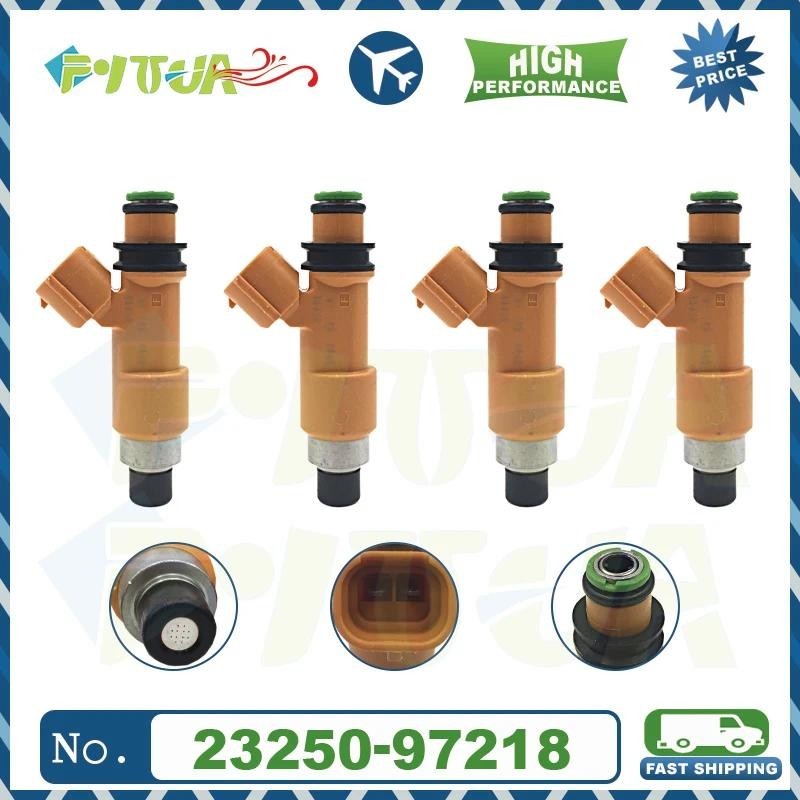 4pcs หัวฉีดน้ํามันเชื้อเพลิง 23250-97218 23209-97218 สําหรับ DAIHATSU MAX 2004 CBA-L950Sauto ชิ้นส่ว