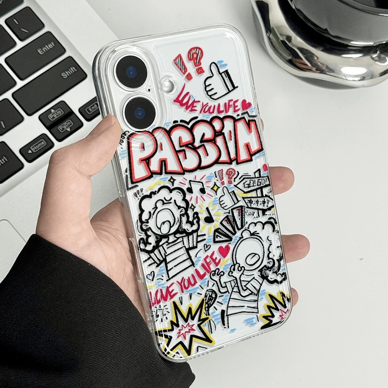 เคสโทรศัพท์นุ่มๆ ลาย "ชีวิตเต็มไปด้วยความหลงใหล" เหมาะสำหรับ iPhone 13 14 16 16 Pro Max Plus XS X/XS XR 11 12 13 Pro Max