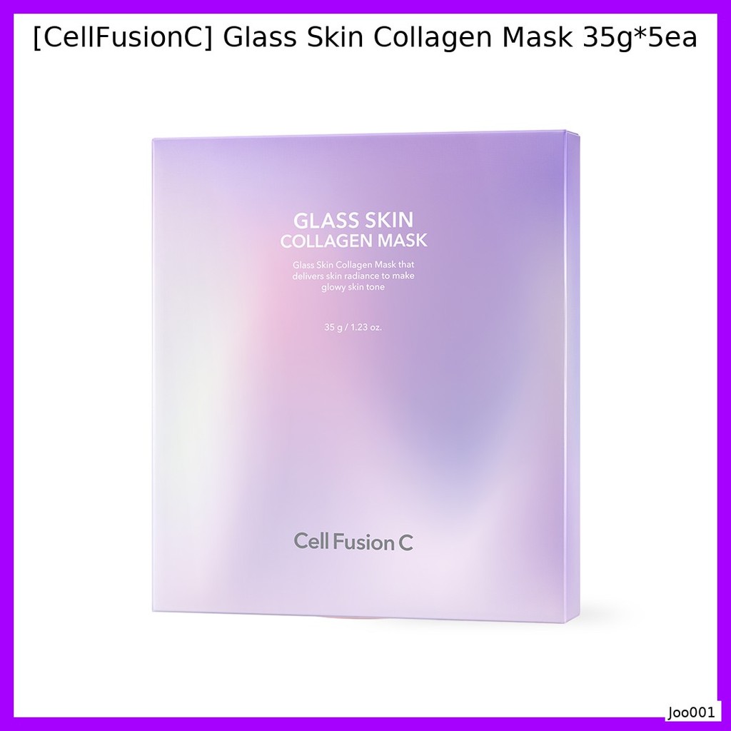 [CellFusionC] Glass Skin Collagen Mask 35g*5ea / Korean Collagen Mask / Glass Skin Glow / ของแท้ 100