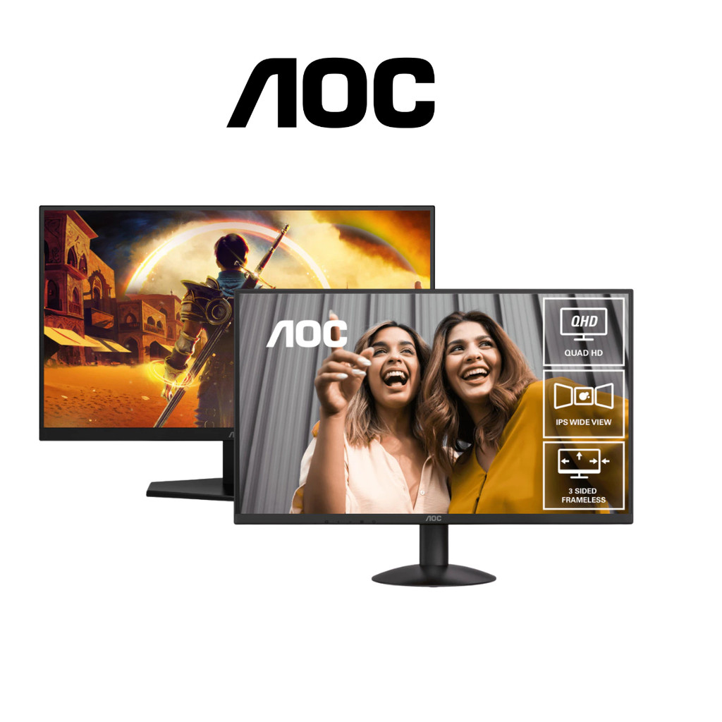 AOC GAMING MONITOR (เกมมิ่งมอนิเตอร์) 27" Q27G42ZE/67 Q27B30E/67 รับประกัน 3 ปี