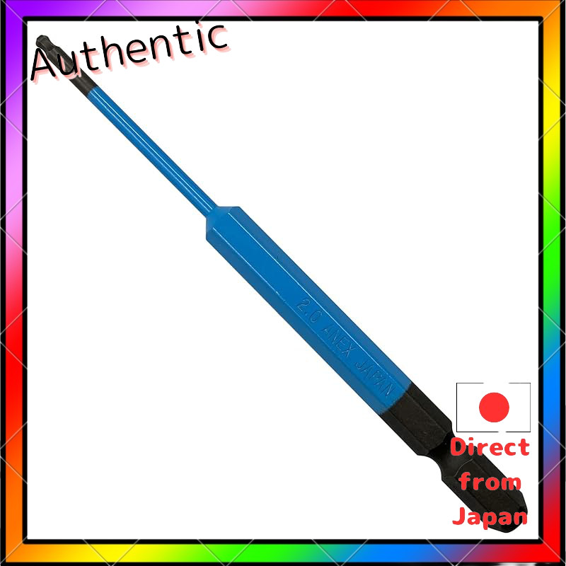 ANEX Color Bit Ball Point Hex Driver with Single Head - Multiple Sizes Available