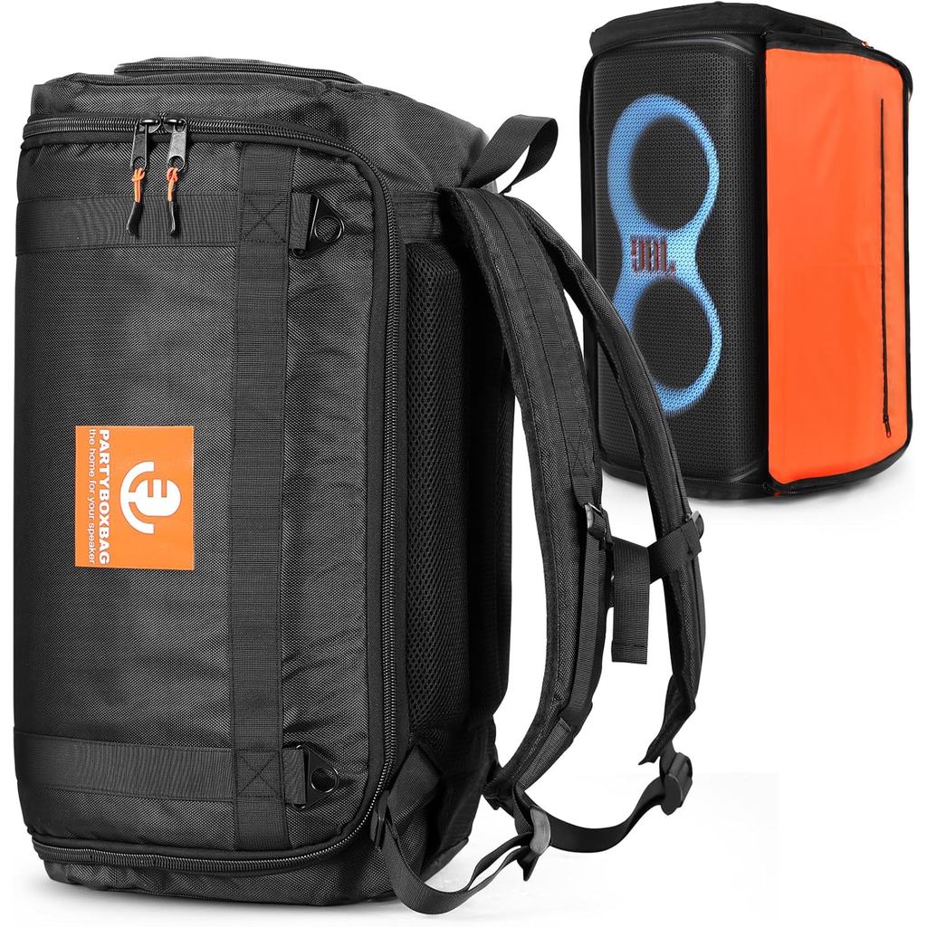 กระเป๋าเป้สะพายหลังสําหรับเดินทางสําหรับ JBL Partybox 120, ลําโพงพกพา Carry Tote Bag กระเป๋าเป้สะพาย