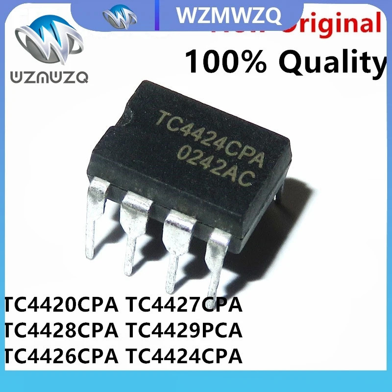 5pcs TC4420CPA DIP8 MIC4420 TC4420 TC4420EPA TC4429CPA TC4428C4422CPA TC4427CPA TC4427 TC444426CPA T