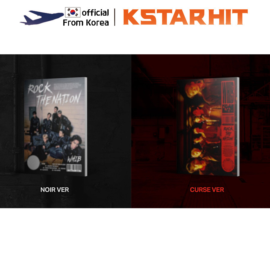 (Set of 2) WHIB - ROCK THE NATION (1st Mini album)