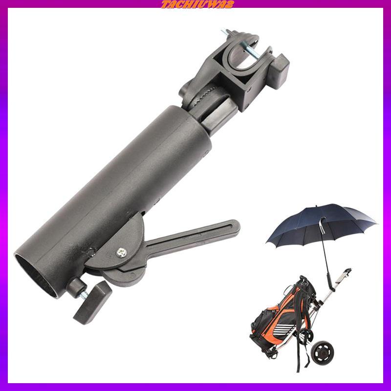 [Tachiuwa2] Golf Trolley Umbrella Holder Universal Golf Cart Umbrella Stand for Golf Cart Handles Bl