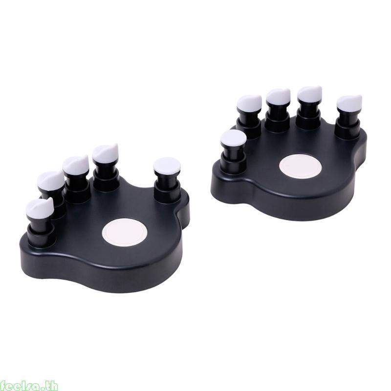 Feela 2 pcs เปียโน Finger Correctors ทนทาน Hand Grip Exerciser Soft Finger Pads Fingers Strength การ
