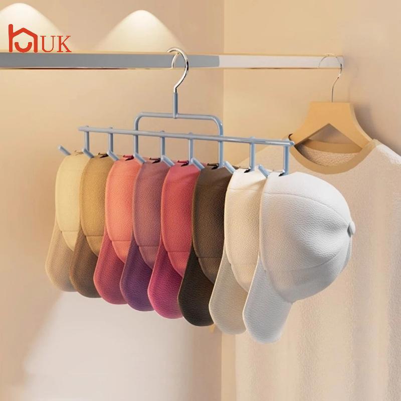 UK 1 PC ใหม่หมวก Ra-สไตล์หมวกตะขอแขวน,เหมาะกับ 8 สูงหมวกสําหรับหอพักตู้เสื้อผ้าติดผนังเบสบอล TH