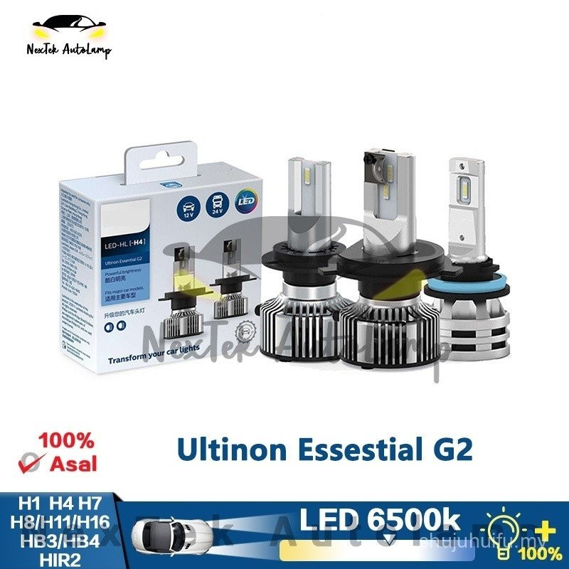 สําหรับ Philips Ultinon Essential Led Gen2 G2 H1 H4 H7 HB3 HB4 HIR2 H8 H9 H11 H16 12V 24V 6500K แสงส