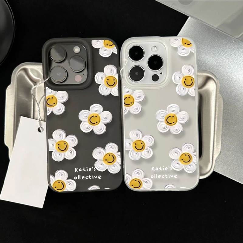 เคสโทรศัพท์การ์ตูน Matte น้ำแข็ง ฝาครอบโทรศัพท์นุ่ม Iphone 17 16 15 14 13 12 11 Pro Max X Xr Xs Max 7 8 Plus