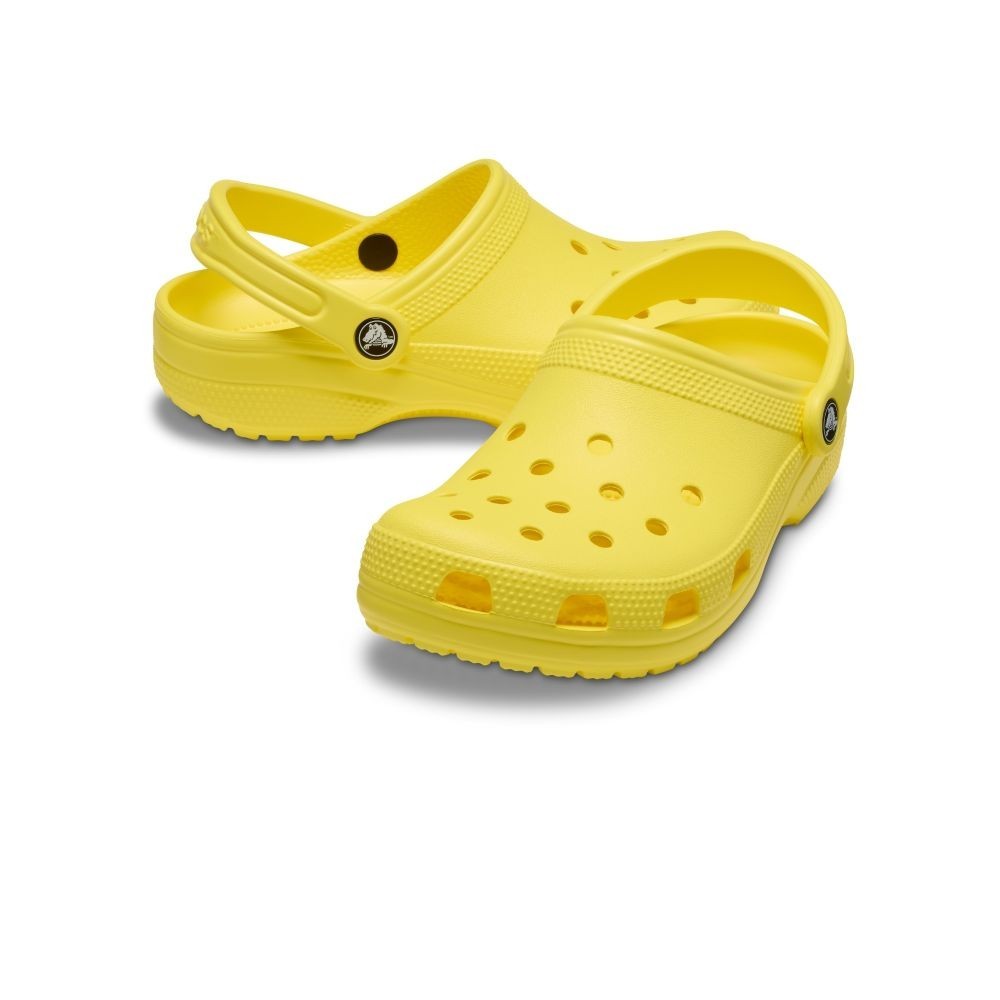 CROCS รองเท้าลำลองผู้ใหญ่ CLASSIC CLOG รุ่น 10001-77J - CYBER YELLOW - รูปที่ 4