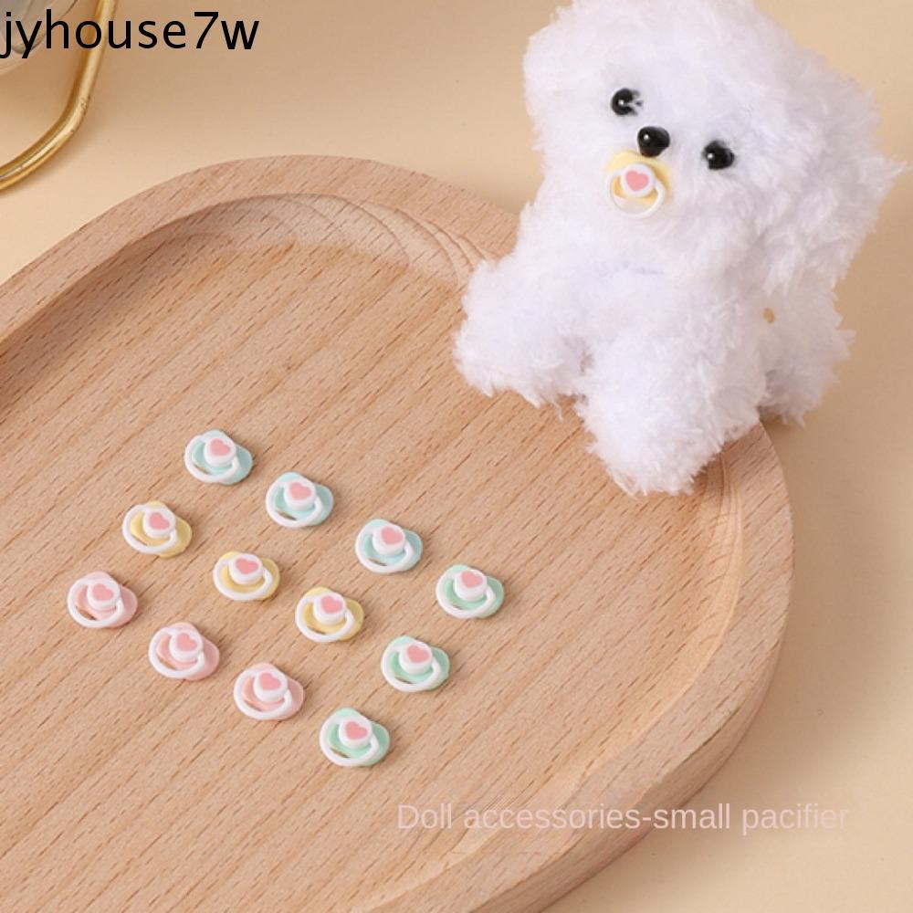 JYHOUSE 4 ชิ้นมินิตุ๊กตา Pacifier,พลาสติกสีชมพู/สีฟ้าตุ๊กตาBJD Dummy Pacifier, Kawaiiน่ารัก Pacifierรุ่นMiniatureตุ๊กตาPacifierอุปกรณ์เสริมเด็ก